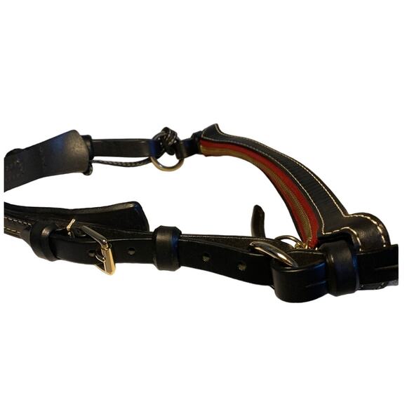 Dooney & Bourke  Beige & Black  Top Handle Adjust  Key Fob  RWB Tag Present NWOT - Picture 8 of 10